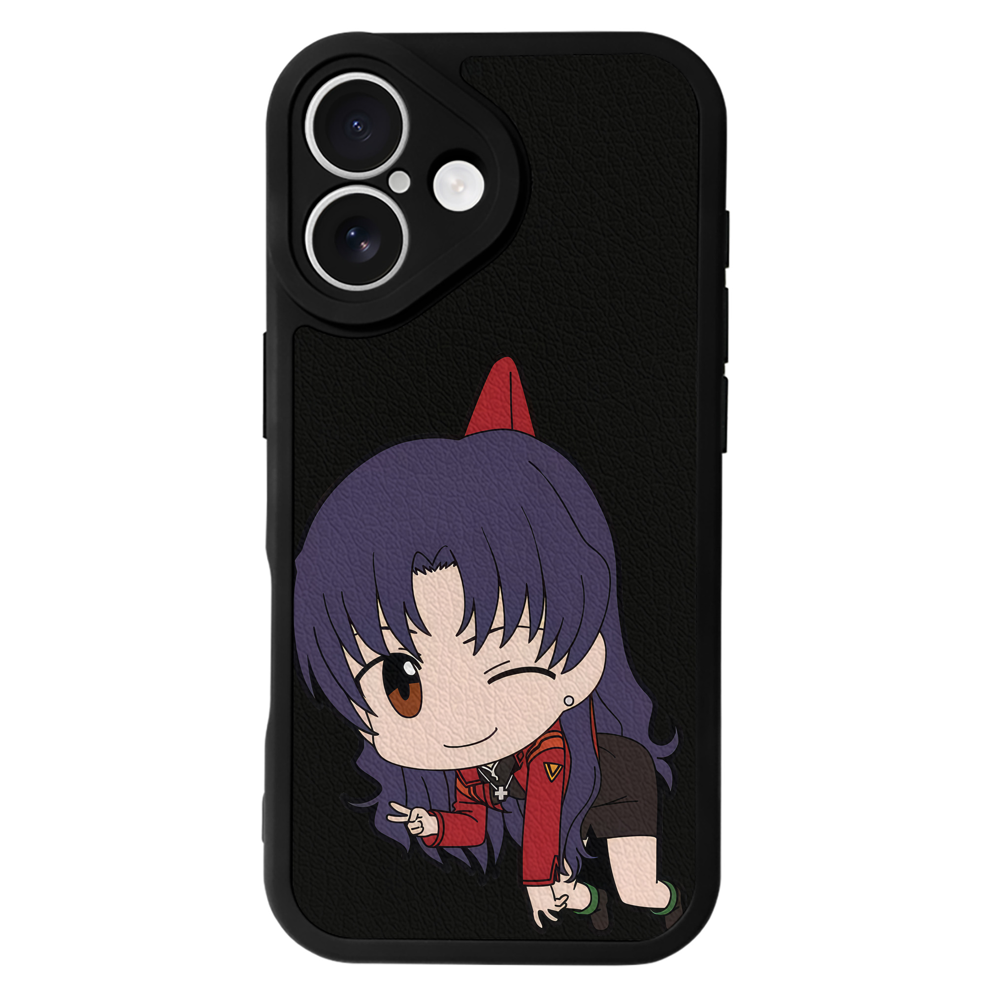 （画像用） EVA 新世紀エヴァンゲリオン 【iPhone 16シリーズ対応】シリコンスマホケース（レザー調） 材質：シリコン